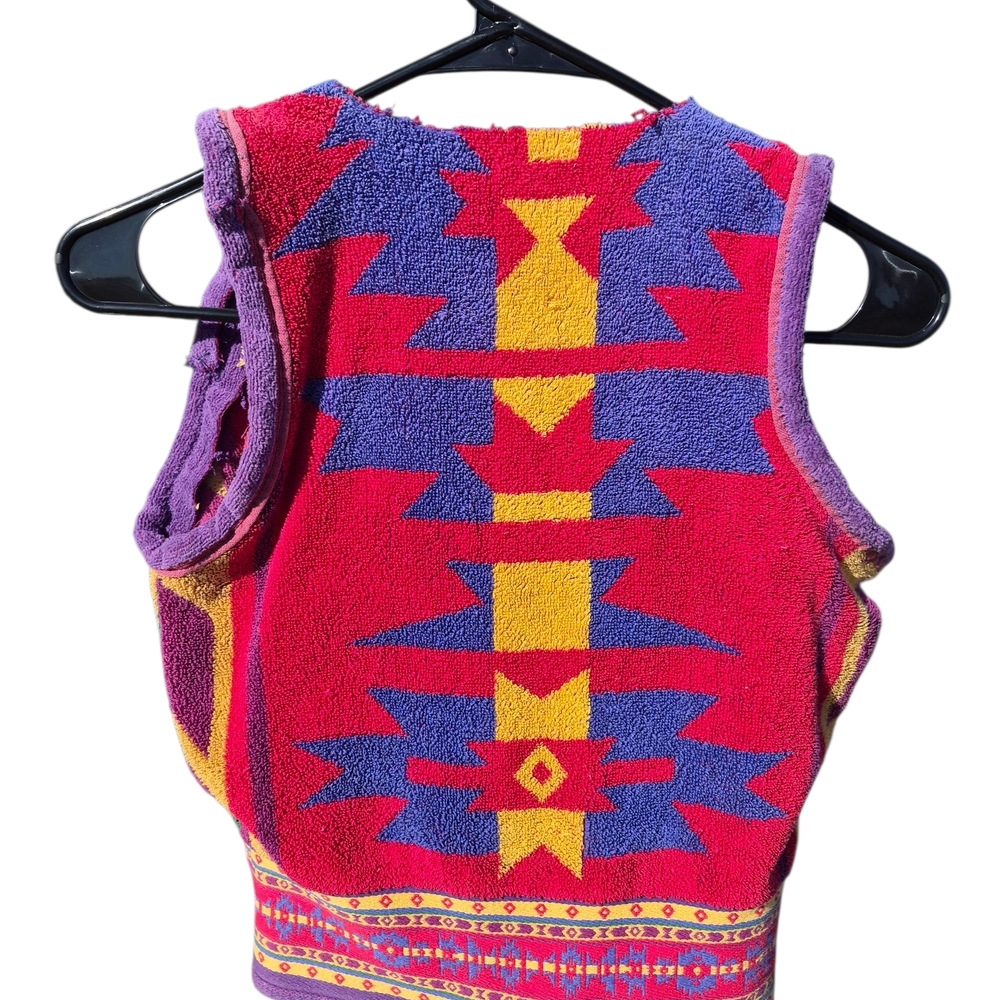Colorful Geometric Pattern Vest - Picture 2 of 2
